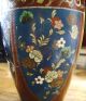 Antique 19th Century Chinese Cloisonne 4 Panel Goldstone Vase Vases photo 7