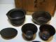 Vintage Japanese Fantastic Bizen Pottery Sencha Teapot Cups Yusamashi With Sign Teapots photo 2