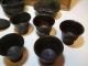 Vintage Japanese Fantastic Bizen Pottery Sencha Teapot Cups Yusamashi With Sign Teapots photo 4