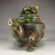 Chinese Jade Pot & Lid W Dragon Nr Pots photo 7
