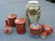 9 Porcelain Pieces Japanese And Chinese 19thc.  - 20thc Cup Bowl Tea Caddy Vase Vases photo 2