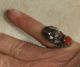 1920s 1930s.  Fine Chinese Dragon Ring Set With Glass Eyes And Red Coral Mouth. Other photo 6