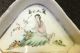 Group Of 9 Antique Chinese Nut Dish Hand Painted Famille Rose Figures Porcelain Other photo 6