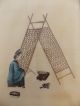 3 - 19th C.  Chinese Export Watercolor Painting On Rice Paper - Framed Paintings & Scrolls photo 9