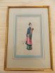 3 - 19th C.  Chinese Export Watercolor Painting On Rice Paper - Framed Paintings & Scrolls photo 6