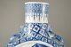 A Huge/very Fine Chinese 19c Blue&white Pilgrim Bottle Vase - Guangxu Vases photo 7