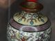 Bright And Colorful Japanese Cloisonne Panel Vase - Phoenix And Dragons Vases photo 10
