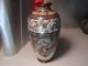 Bright And Colorful Japanese Cloisonne Panel Vase - Phoenix And Dragons Vases photo 1