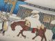Hiroshige Japanese Vintage Woodblock Print Evening Snow At Takanawa Prints photo 1