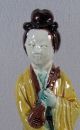 Antique Chinese Porcelain Figure Lady Musician Men, Women & Children photo 1