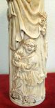 Antique Large Chinese Carved Bone Faux Ivory Of Immortal / God Marked Other photo 5