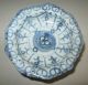 Antique Chinese Blue/withe Footed Dish Bowls photo 1