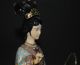 Antique Chinese Cloisonne Enamel Carved Ox Bone Face Geisha Girl Figure With Fan Men, Women & Children photo 10