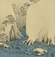 Hiroshige - Japanese Woodblock Print Kiso Snow Triptych Prints photo 5