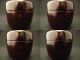 Japanese Antique Lacquer Wooden Tea Caddy Dark Brown Natsume Tea Caddies photo 4