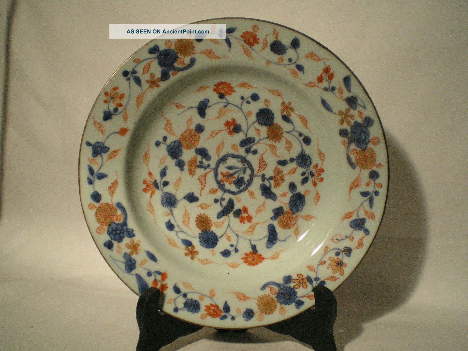 18th C Chinese Famille Rose Floral Plate Plates photo