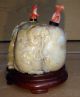 Antique 19c Double Gourd Asian Chinese Opal Coral Snuff Bottle Snuff Bottles photo 9