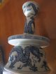 Rare Large Chinese Blue And White Candlestick Ming Dynasty Period (1368 - 1644) Vases photo 4