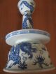Rare Large Chinese Blue And White Candlestick Ming Dynasty Period (1368 - 1644) Vases photo 5