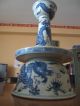 Rare Large Chinese Blue And White Candlestick Ming Dynasty Period (1368 - 1644) Vases photo 6