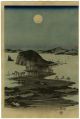 Hiroshige - Japanese Woodblock Print Moonlight Triptych Prints photo 2