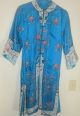 Traditional 20th Century Chinese Hand Embroidered Fine Silk Kimono Robe Size M Robes & Textiles photo 3
