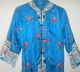 Traditional 20th Century Chinese Hand Embroidered Fine Silk Kimono Robe Size M Robes & Textiles photo 4