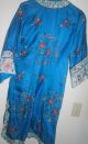 Traditional 20th Century Chinese Hand Embroidered Fine Silk Kimono Robe Size M Robes & Textiles photo 5
