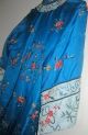 Traditional 20th Century Chinese Hand Embroidered Fine Silk Kimono Robe Size M Robes & Textiles photo 8