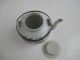 A Small Antique Chinese Porcelain Teapot Light Canton Vases photo 9