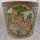 Extra Large Antique 19th C Chinese Rose Medallion Fish Bowl Town Family Scenes Bowls photo 2