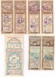 (12) 1930s Chinese Aviation & Highway Bond State Lottery Tickets W/sleeve Other photo 1