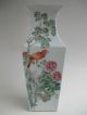 Antique Chinese Porcelain Light Canton Vase Vases photo 3