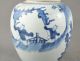 A Very Fine Chinese 18c Blue&white Figural Covered Jar - Kangxi Vases photo 3
