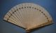 Gorgeous 19th Century Cantonese Chinese Brise Fan Carved Sandalwood Fans photo 1