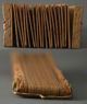 Gorgeous 19th Century Cantonese Chinese Brise Fan Carved Sandalwood Fans photo 6