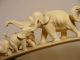 Japanese Carved Group Of Elephants,  C.  1890. Other photo 1