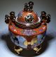 Antique Japanese Tea Pot & Creamer & Sugar Bowl Set Moriage? Teapots photo 1
