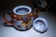 Antique Japanese Tea Pot & Creamer & Sugar Bowl Set Moriage? Teapots photo 7