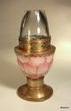 Chinese Antique Opium Lamp Porcelain & Metal Porcelain photo 2