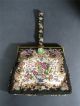 Old Carved Chinese Jade Plaque Of Bat Mounted As Clasp Of Purse Handbag 1920 ' S Other photo 2
