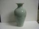 Antique Running Gazelle Chinese Celadon Vase Monochrome Jade Green Pottery Vases photo 1