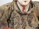 Japanese Antique Large Hina Doll Edo Meiji Kokinbina Emperor Gofun Face 11 In. Other photo 5