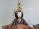 Japanese Antique Large Hina Doll Edo Meiji Kokinbina Empress Gofun Face 12 In. Other photo 9