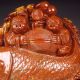 Chinese Shoushan Stone Statue - Fish & Fortune Kid Nr Men, Women & Children photo 2