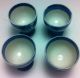 A Lovely Set Of 4 Chinese Export Porcelain Nanking Egg Cups Glasses & Cups photo 3