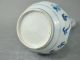 A Very Fine Chinese 19c Blue&white Bladder Vase - Tongzhi Vases photo 9