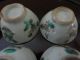 6 Old Tiny Colourful Chinese Porcelain Liquor Cups Glasses & Cups photo 2