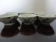 6 Old Tiny Colourful Chinese Porcelain Liquor Cups Glasses & Cups photo 5