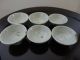 6 Old Tiny Colourful Chinese Porcelain Liquor Cups Glasses & Cups photo 6